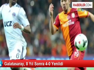 Galatasaray, 8 Yıl Sonra 4-0 Yenildi