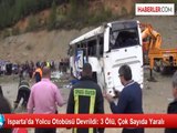 Isparta'da Yolcu Otobüsü Devrildi: 3 Ölü, Çok Sayıda Yaralı