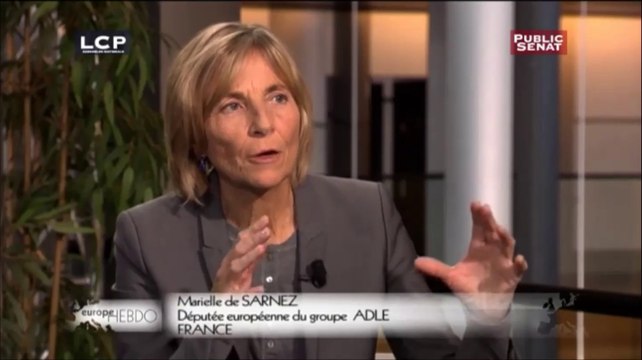 Marielle de Sarnez (Ile-de-France), invitée de Europe Hebdo sur LCP - 17/04
