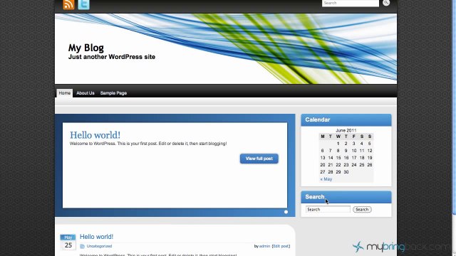 Learn Wordpress 4- Pages and Widgets