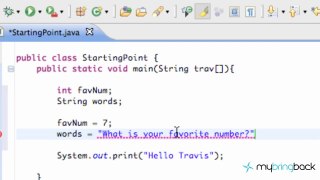 Learn Java Tutorial 1.2- Introduction to Variables