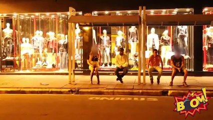 Sniper Shooting At The Bus Stop Prank!