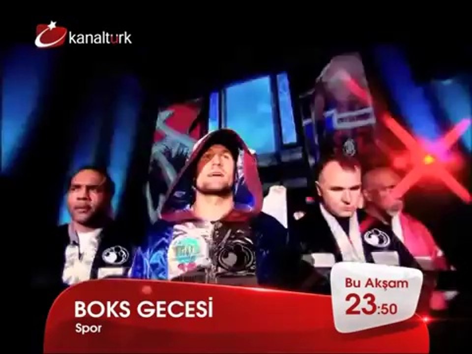 "BOKS GECESİ" 19 Nisan Cumartesi akşamı saat 23.50'de Kanaltürk'te.
