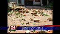 Imágenes exclusivas del terremoto de 7.2 grados que sacudió México