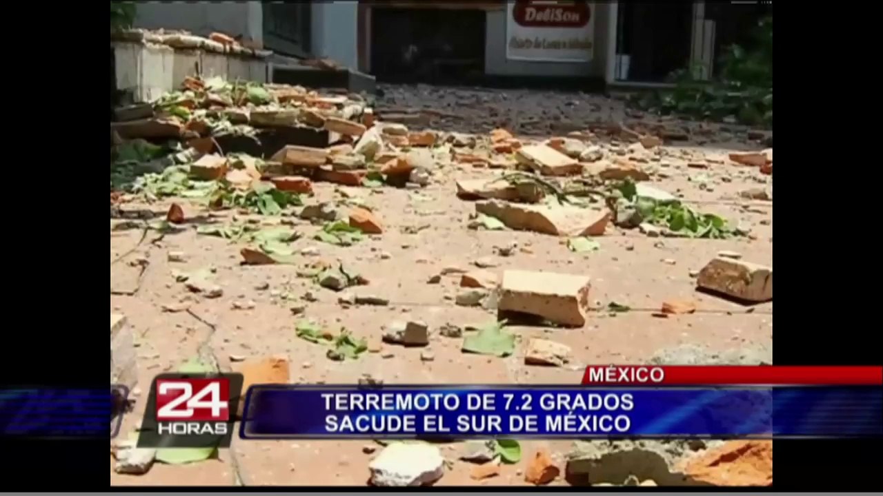 Imágenes exclusivas del terremoto de 7.2 grados que sacudió México