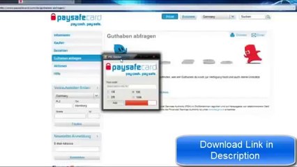 paysafecard generator - With Proof - April 2014
