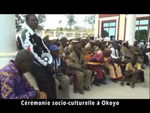 CONGO-BRAZZAVILLE : CÉRÉMONIE SOCIO-CULTURELLE D'OKOYO.