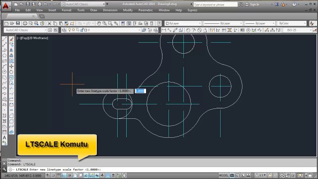 AutoCAD 2 boyutlu çizim uygulamaları-1