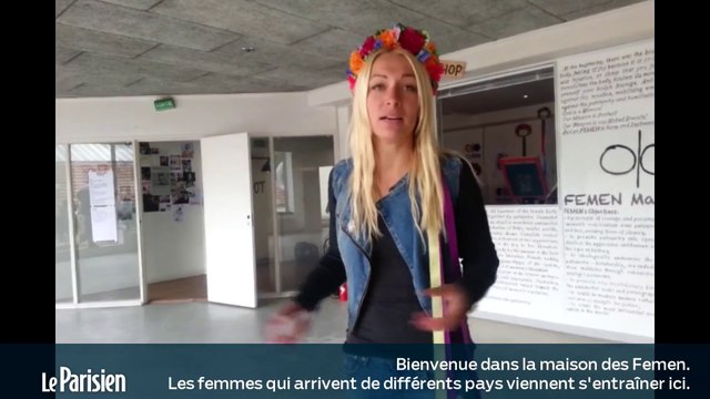 Inna, leader des Femen France, dévoile le QG