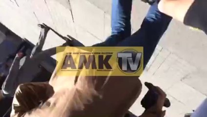 AMK muhabiri polis markajı altında
