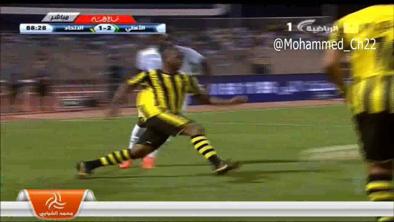 الاهلي 2 × 1 الاتحاد - لمسات ومهارات اللاعب روي نيتو - ذهاب نصف نهائي كاس الملك 2014 م