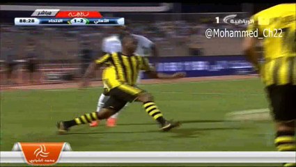 الاهلي 2 × 1 الاتحاد - لمسات ومهارات اللاعب روي نيتو - ذهاب نصف نهائي كاس الملك 2014 م