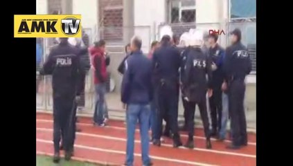 Sakarya'da tribünlere biber gazı...