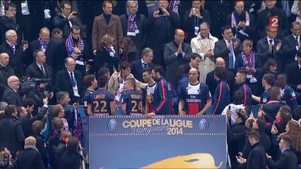 Nicolas Sarkozy commente la victoire du PSG en Coupe de la Ligue