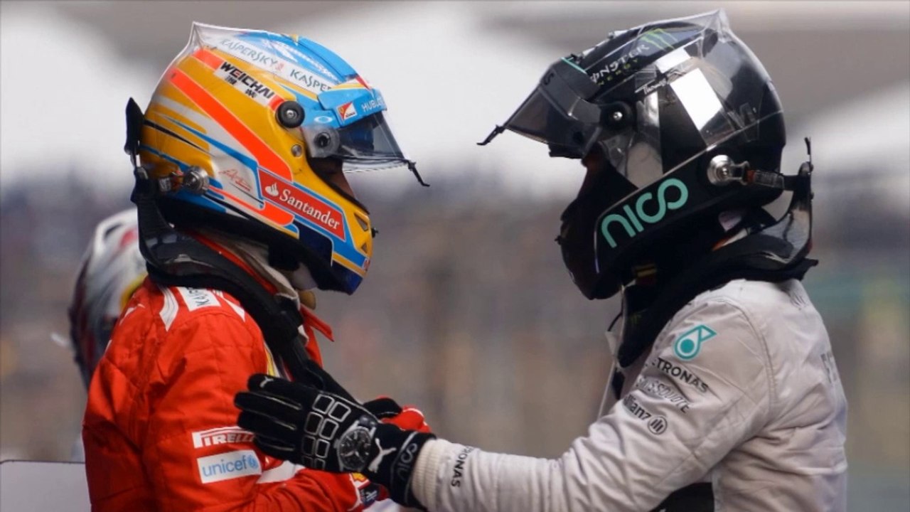F1: Hattrick-Hamilton vor Rosberg, Vettel Fünfter
