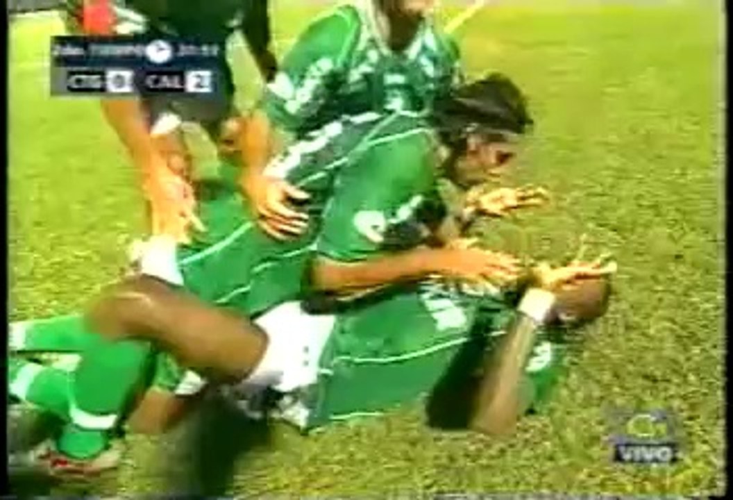 Doblete de Rodallega Real Cartagena 0x2 Deportivo Cali Diciembre 14 de 2005