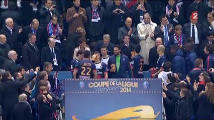 Nicolas Sarkozy commente la victoire du PSG en Coupe de la Ligue [19.04.2014]