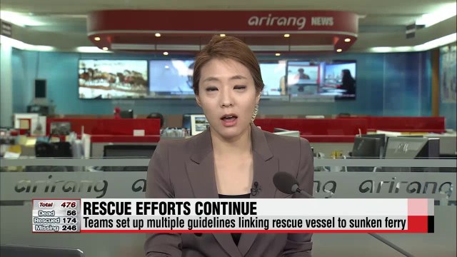 Latest on sunken Sewol-ho ferry; death toll rises to 56