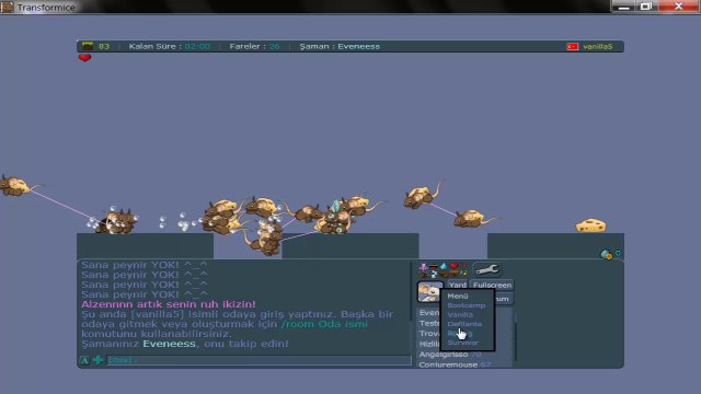 Transformice Jump ve Fake duvarların içinden geçme hack. Quenburak