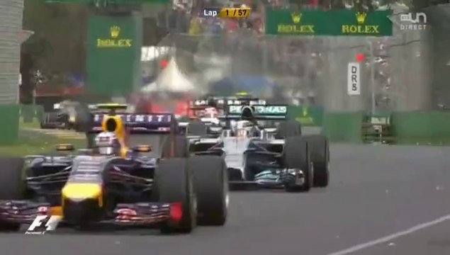 Départ du Grand prix d'Australie 2014 de Formule 1
