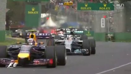 Départ du Grand prix d'Australie 2014 de Formule 1