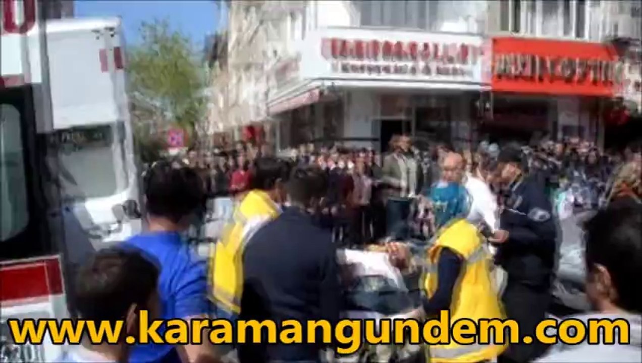 Karaman'da bıçaklı kavga 1 ağır yaralı