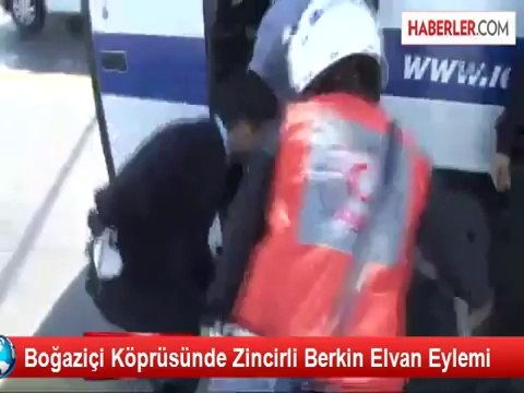 Boğaziçi Köprüsünde Berkin Elvan Eylemi (Pankart Asıldı) 20.4.2014