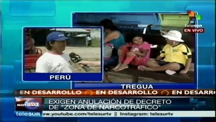Peruanos de Madre de Dios exigen a pdte. Humala resuelva sus demandas