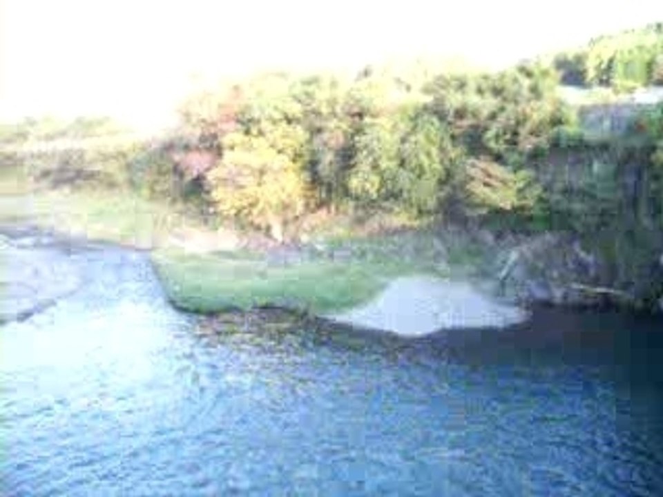 Waterfall with commentary