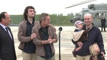 Hollande recebe jornalistas sequestrados