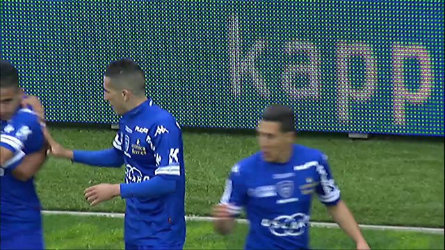 But Florian RASPENTINO (32ème) - SC Bastia - AC Ajaccio - (2-1) - 20/04/14 - (SCB-ACA)