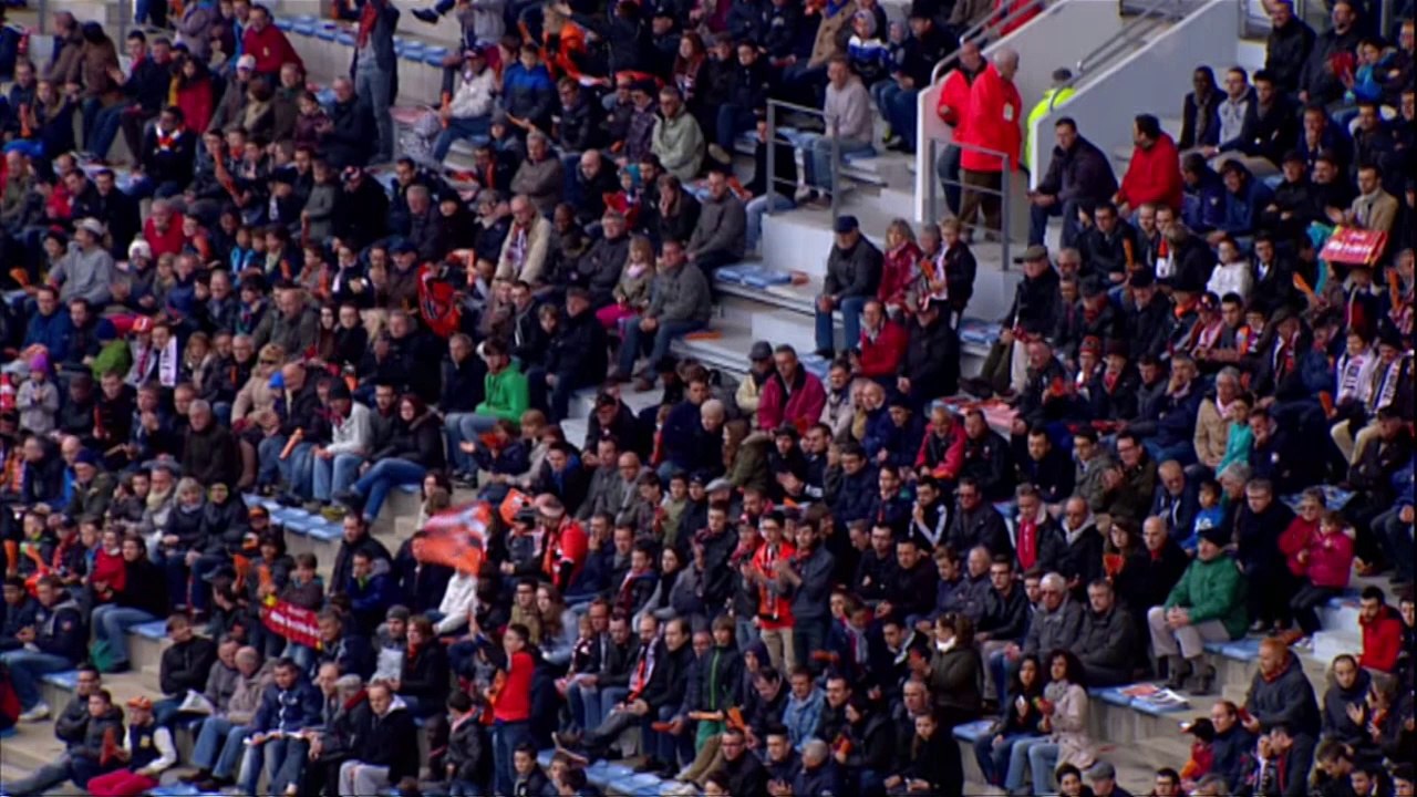 But Kévin MONNET-PAQUET (87ème) - FC Lorient - Montpellier Hérault SC - (4-4) - 20/04/14 - (FCL-MHSC)