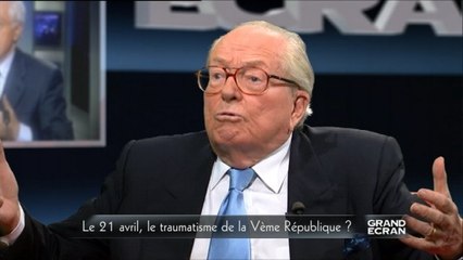 "Grand Ecran" à 20h30 sur LCP - avec Jean-Marie Le Pen