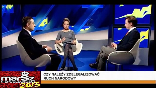 Krzysztof Bosak vs Krzysztof Gawkowski - Marsz Niepodległości (12.11.2013)