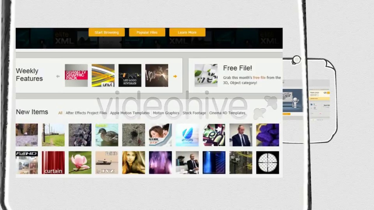 App Service Product Promotion Hand - After Effe...