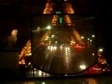 magic paris golden eiffel tower lights..