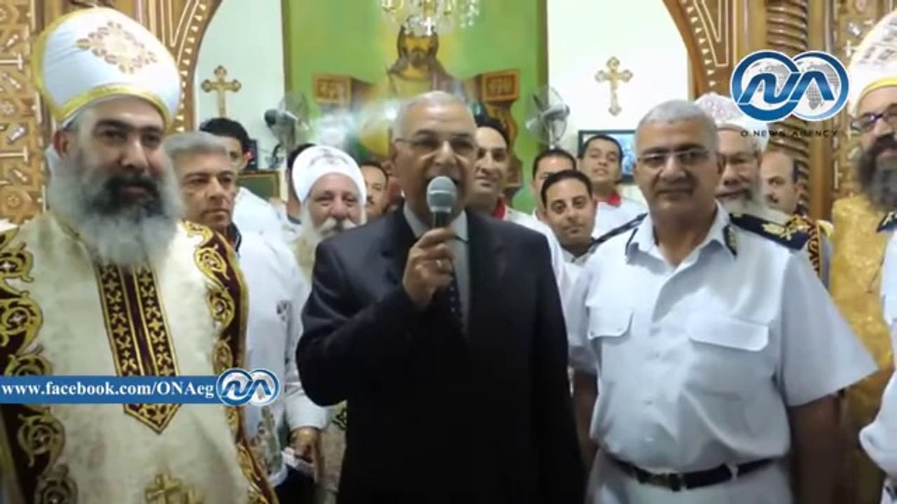 محافظ السويس ومدير الأمن يقدمون التهنئة للكنيسة بـ "عيد القيامة"