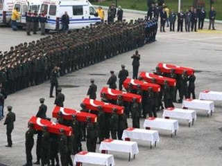 ŞEHİTLERİMİZİ UĞURLUYORUZ