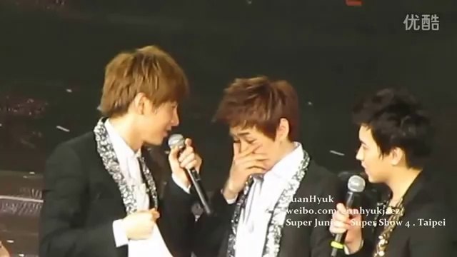 120205 HD Eunhyuk, Donghae & Siwon's cute aegyo - EunHae reaction to Siwon XD - SS4 Taiwan