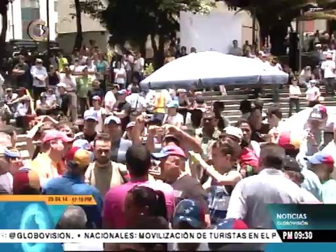 Estudiantes marcharon hasta la sede de la ONU