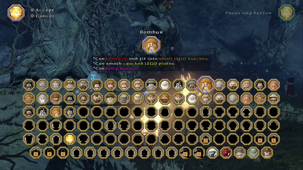 LEGO The Hobbit - Unlocking Sauron & Free Roam Gameplay - Dol Guldur[1080P]