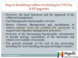 sap is banking online training in usa by SAP experts