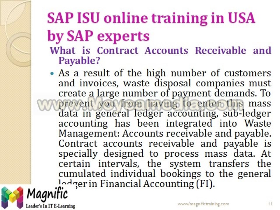 sap isu online training in usa by SAP experts