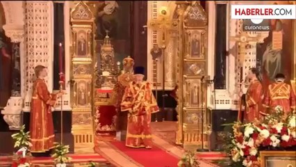 Rusya Paskalya'yı Kutluyor, Putin ve Medvedev Ayinde