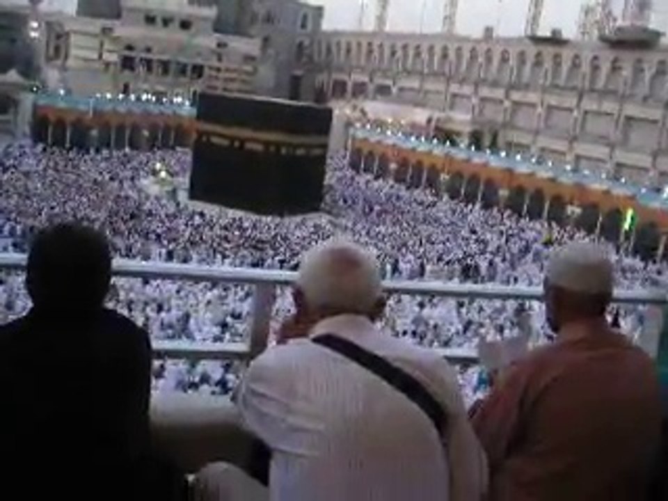 Khana Kaaba Sharif view from Masjid Haram (second floor) Feb. 2013