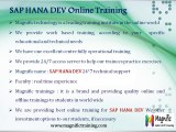 SAP HANA DEVELOPMENT Online Training - Video Class - SAP hana DEV Course@Tutorials
