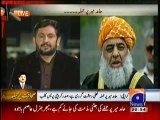 Maulana Fazal-ur-Rehman Mistakenly says Hamid Mir Ek Baybaak Sahafi Thay in a Live Program