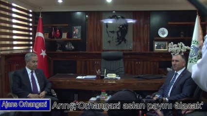 Bülent Arınç Çağlayan'ı ziyaret etti