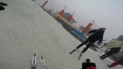 Col des Gentianes depuis Verbier, 19 avril 2014