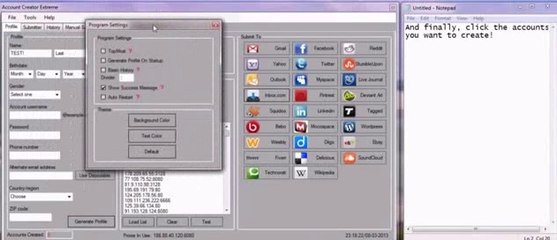 Unlimited gmail account creator?